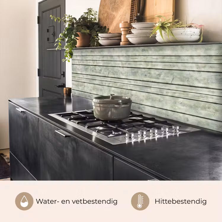 Keuken achterwand - Vintage - Hout - Patronen - Plank — 3