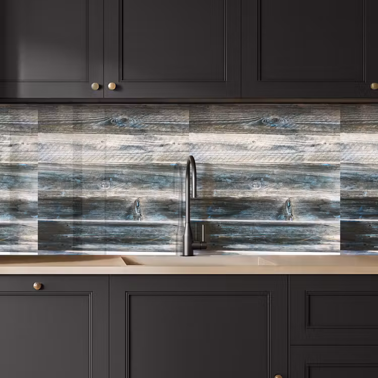 Keuken achterwand - Vintage - Patroon - Hout — 6