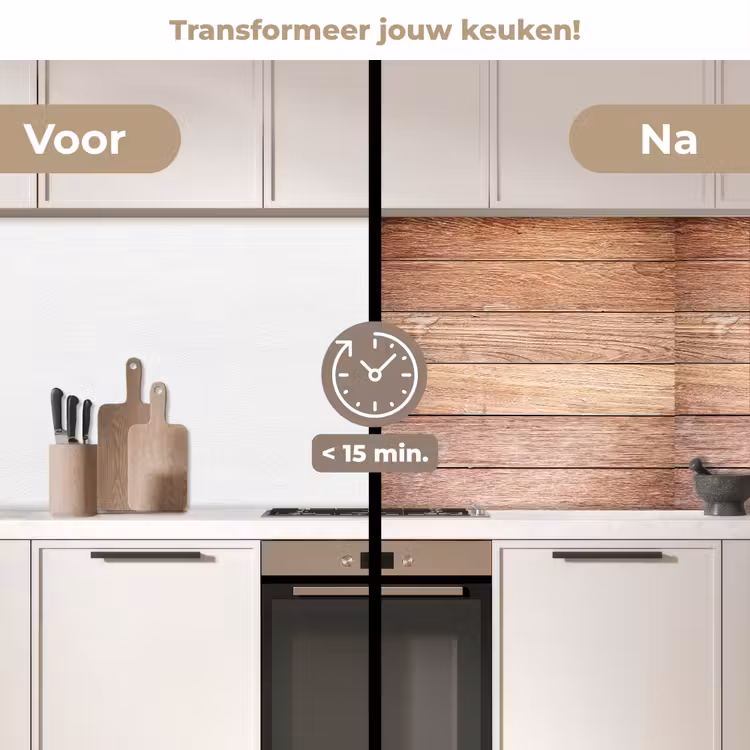 Keuken achterwand - Eikenhout - Planken - Patronen — 2