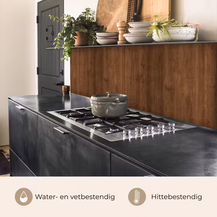 Keuken achterwand - Hardhout - Patronen - Bruin — 3
