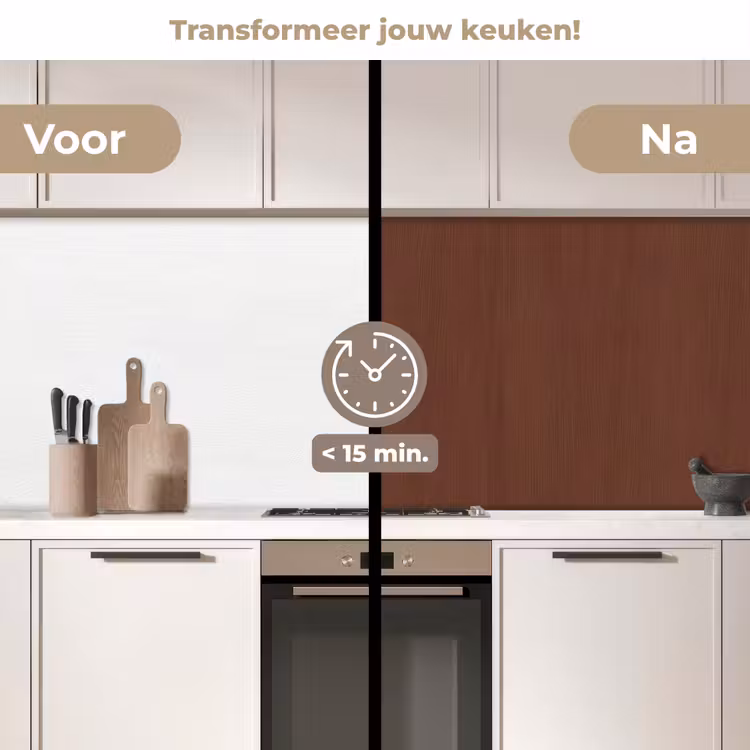 Keuken achterwand - Hout - Plank - Abstract - Patronen — 2