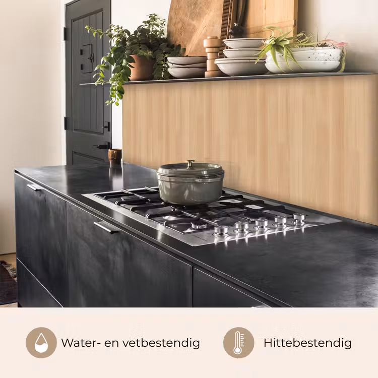 Keuken achterwand - Naturel - Hout - Plank - Patronen — 3