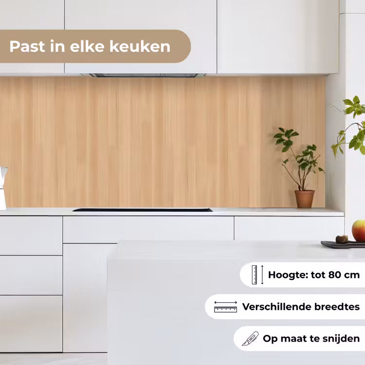 Keuken achterwand - Naturel - Hout - Plank - Patronen — 4