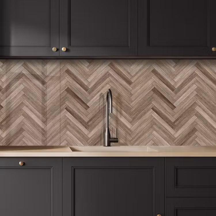 Keuken achterwand - Patronen - Hout - Bruin — 6
