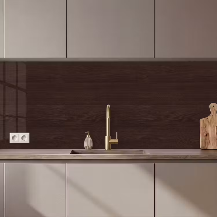 Keuken achterwand - Patroon - Hardhout - Plank — 1