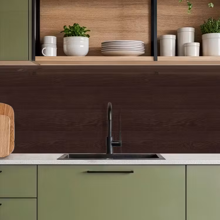 Keuken achterwand - Patroon - Hardhout - Plank — 5