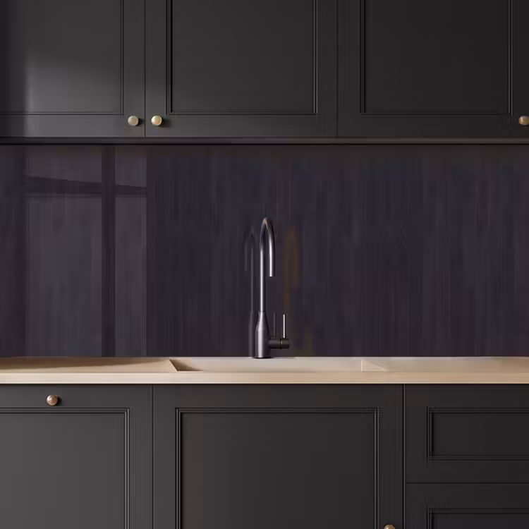 Keuken achterwand - Plank - Zwart - Patronen — 6