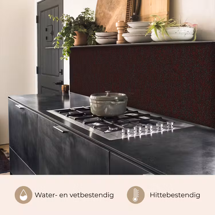 Keuken achterwand - Metaal - Donker - Roest — 3