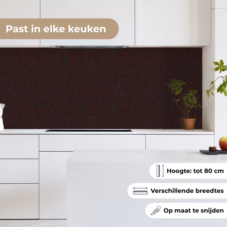 Keuken achterwand - Metaal - Donker - Roest — 4