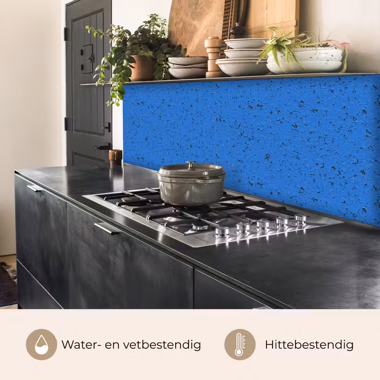 Keuken achterwand - Roest - Blauw - Barsten - Verf — 3
