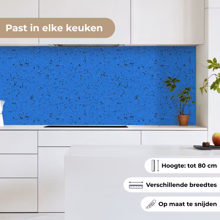 Keuken achterwand - Roest - Blauw - Barsten - Verf — 4