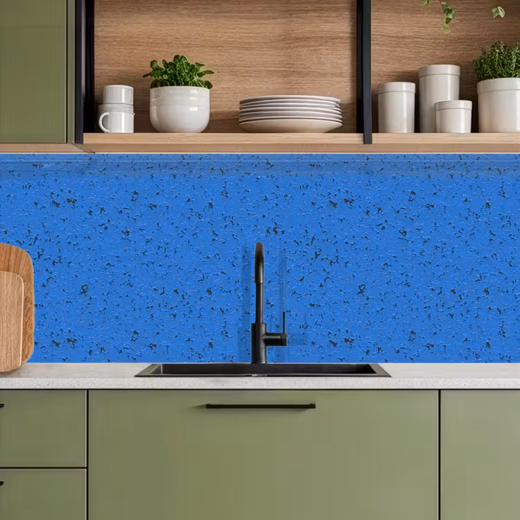 Keuken achterwand - Roest - Blauw - Barsten - Verf — 5