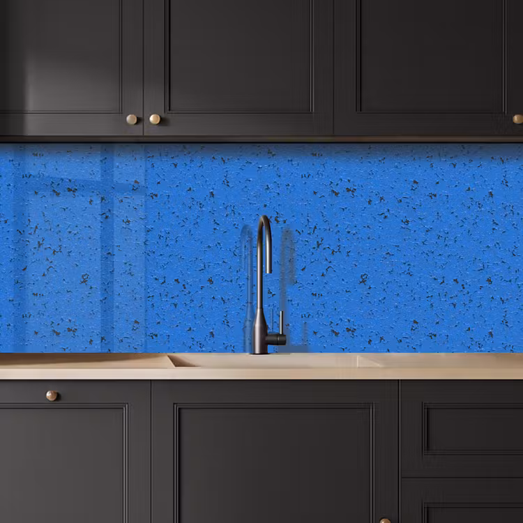 Keuken achterwand - Roest - Blauw - Barsten - Verf — 6