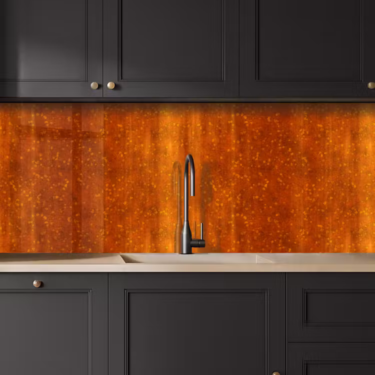 Keuken achterwand - Roest - Oranje - Rood - Vlekken — 6