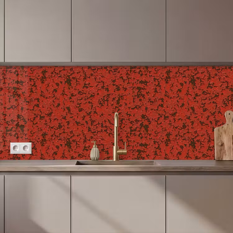 Keuken achterwand - Roest - Rood - Vlekken — 1