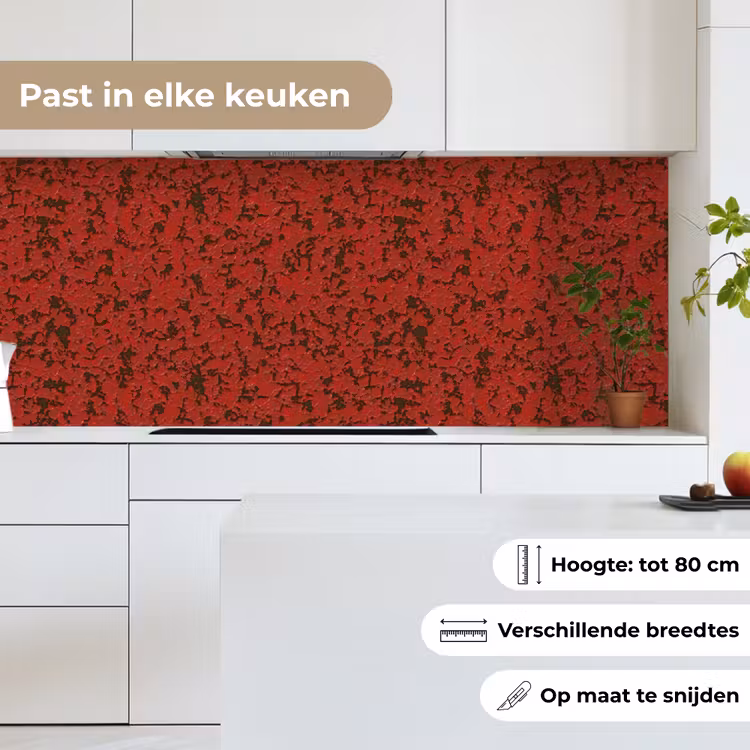 Keuken achterwand - Roest - Rood - Vlekken — 4