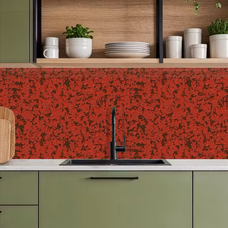 Keuken achterwand - Roest - Rood - Vlekken — 5