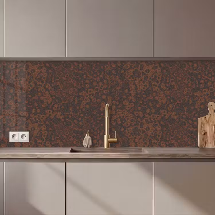 Keuken achterwand - Donker - Bruin - Roest — 1
