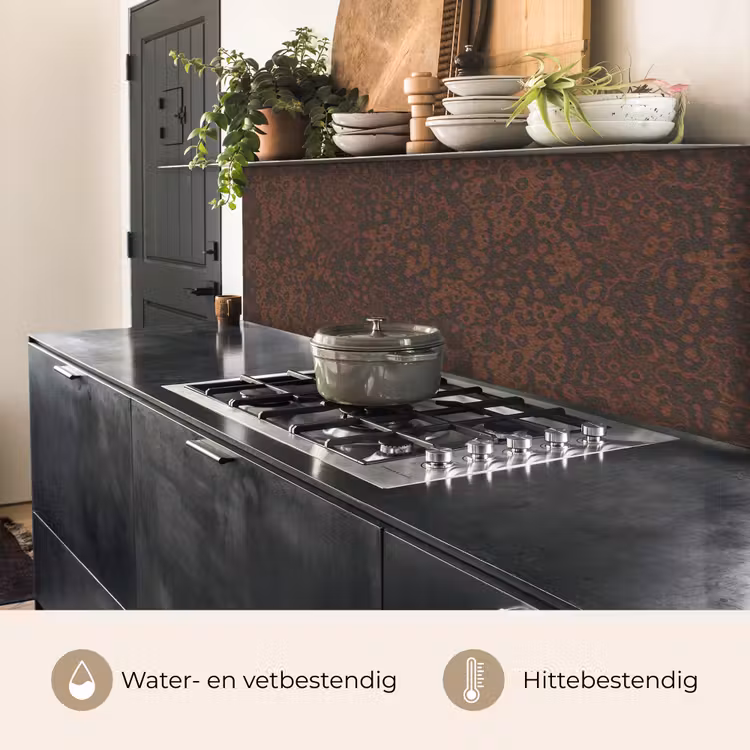 Keuken achterwand - Donker - Bruin - Roest — 3