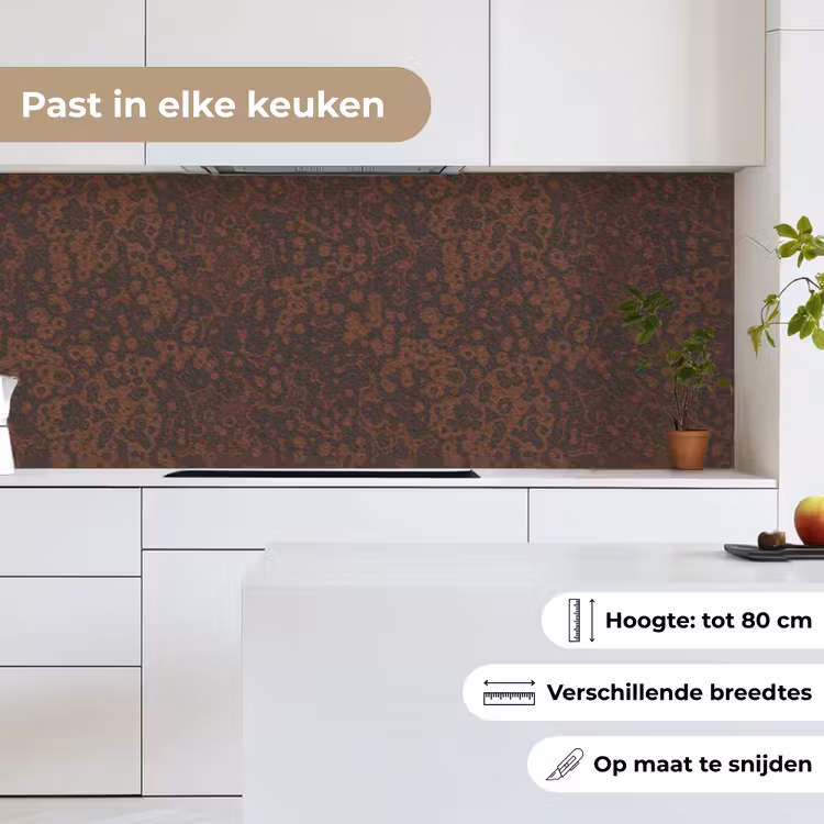 Keuken achterwand - Donker - Bruin - Roest — 4
