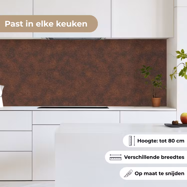 Keuken achterwand - Roest - Bruin - Rood — 4