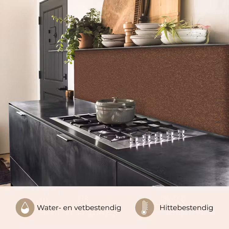 Keuken achterwand - Ruw - Roest - Rood — 3