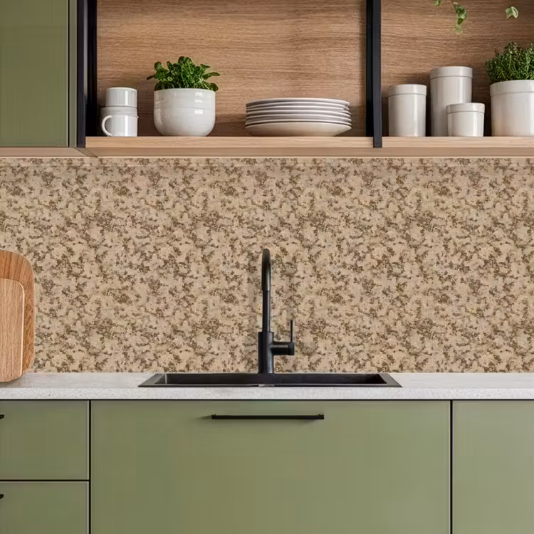 Keuken achterwand - Bruin - Grijs - Patroon — 5