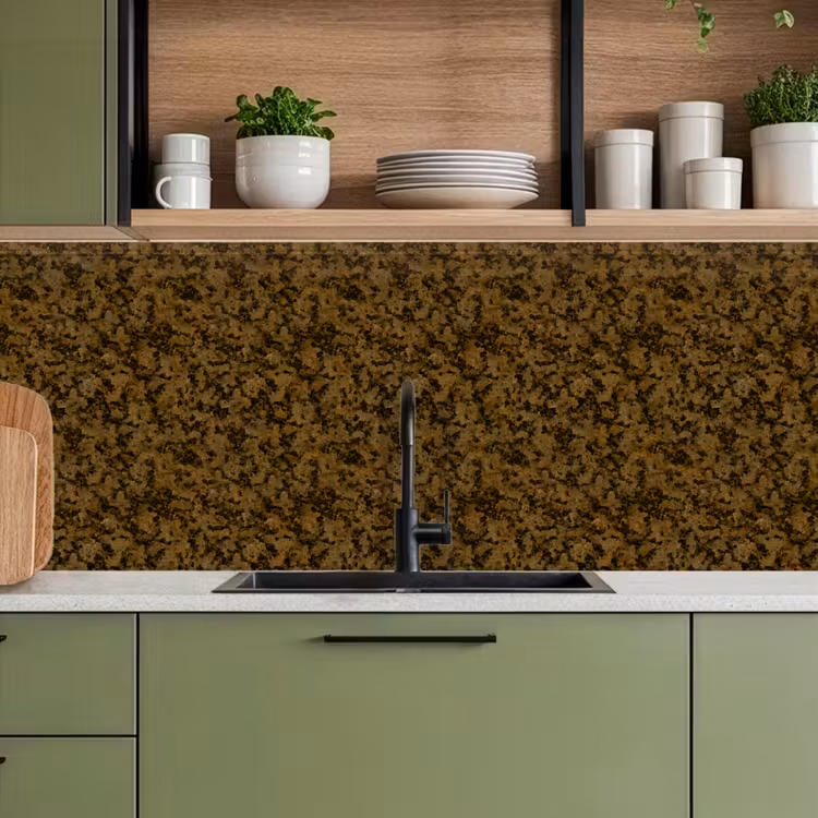 Keuken achterwand - Bruin - Vlekken - Graniet — 5