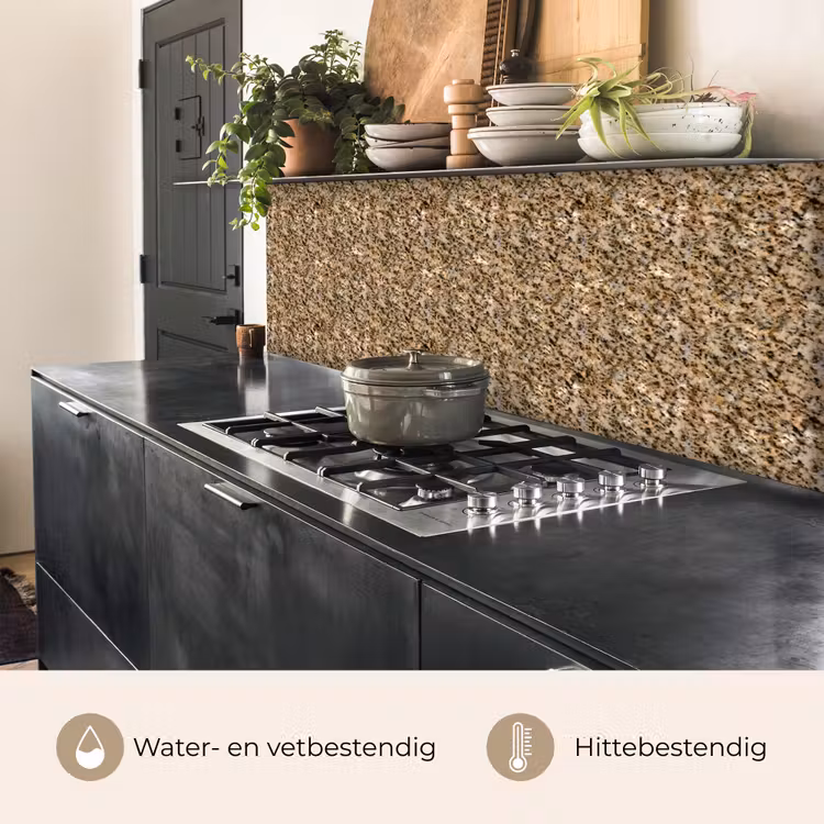 Keuken achterwand - Graniet - Beige - Patroon — 3