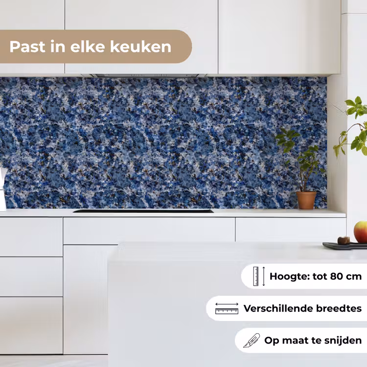 Keuken achterwand - Graniet - Blauw - Koel — 4