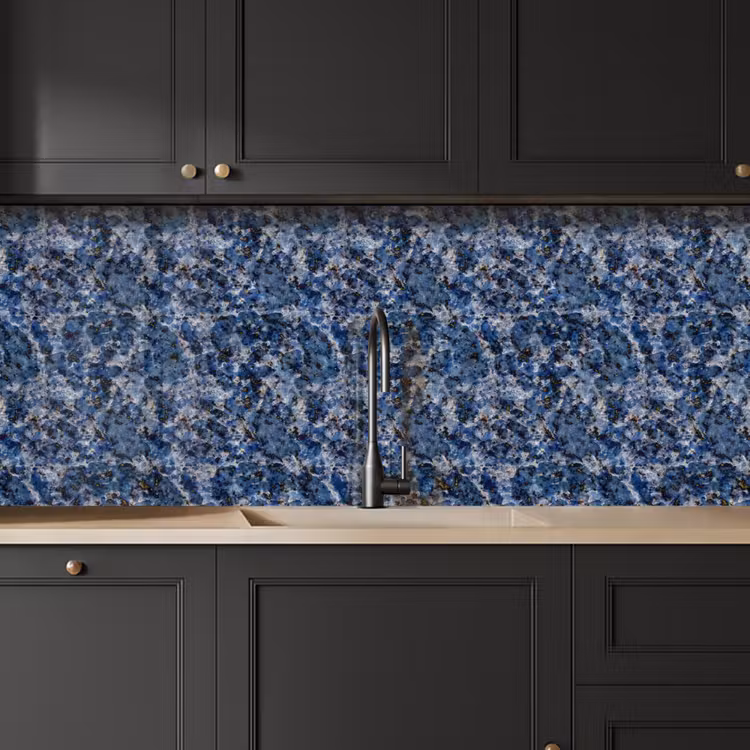 Keuken achterwand - Graniet - Blauw - Koel — 6