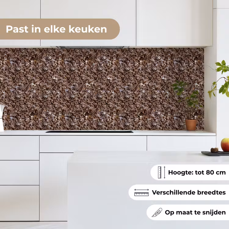 Keuken achterwand - Graniet - Bruin - Structuur — 4