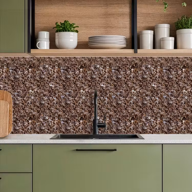 Keuken achterwand - Graniet - Bruin - Structuur — 5
