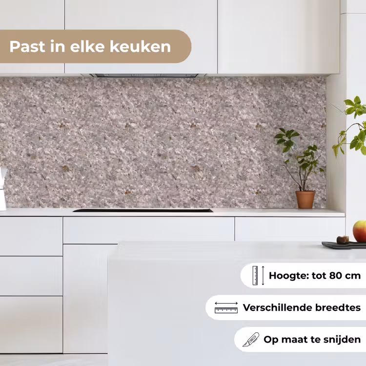 Keuken achterwand - Licht - Grijs - Textuur — 4
