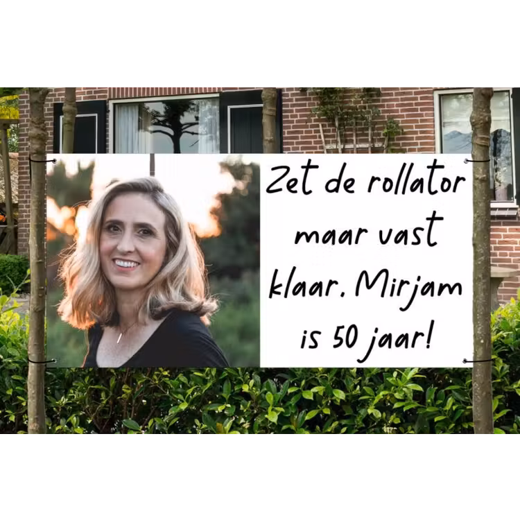 Spandoek - Verjaardag - Klassiek — 1