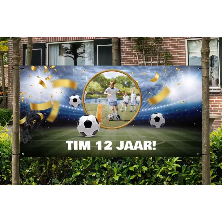 Spandoek - Verjaardag - Voetval — 1