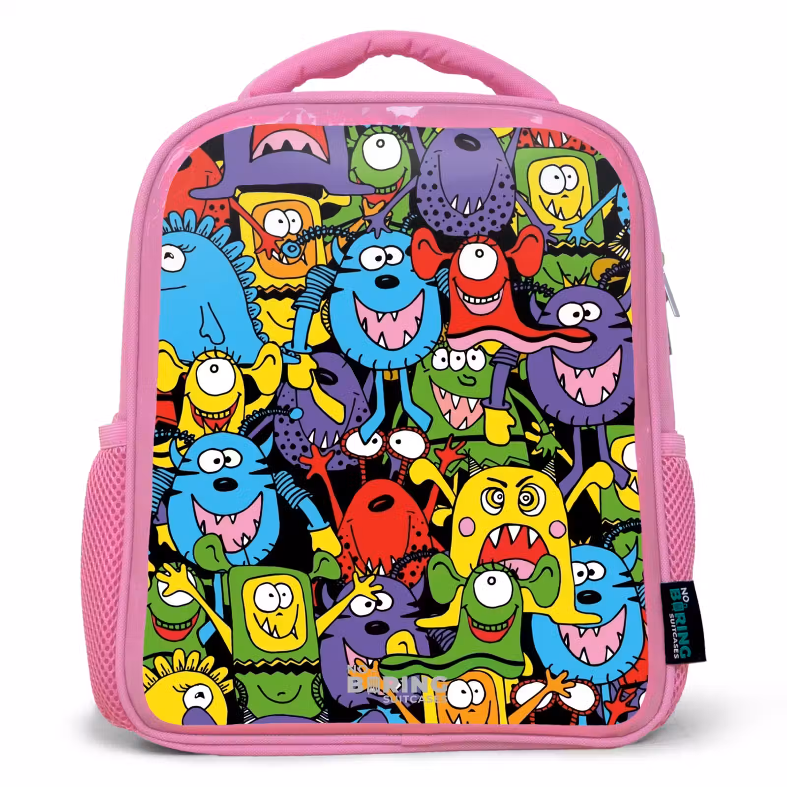 Rugzak kind - roze - Monsters met Felle Kleuren — 1
