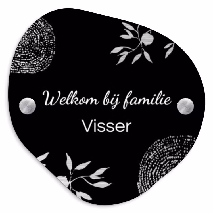 RVS - Illustraties - Zwart - Sierlijk — 1