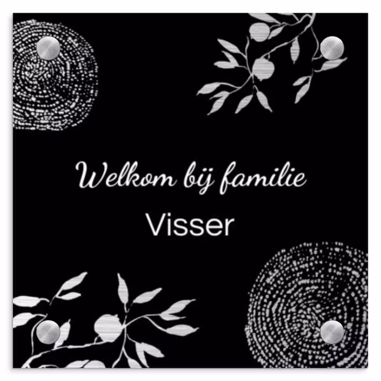 RVS - Illustraties - Zwart - Sierlijk — 1