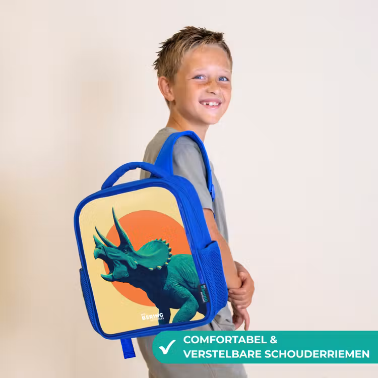 Rugzak kind - blauw - Dino - Triceratops - Dier — 4