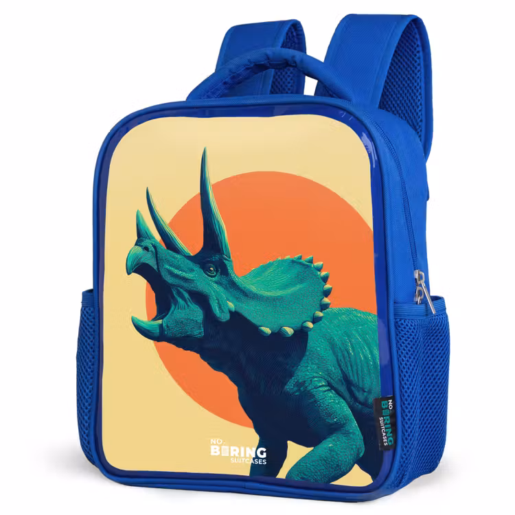 Rugzak kind - blauw - Dino - Triceratops - Dier — 7