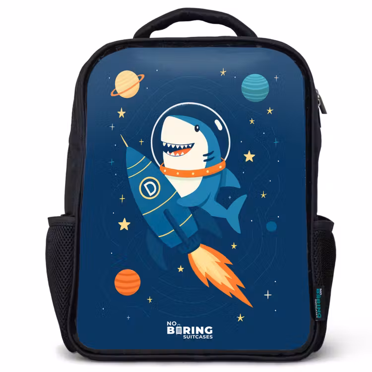Kinder rugzak - Dier - Ruimte - Planeet - Raket — 1