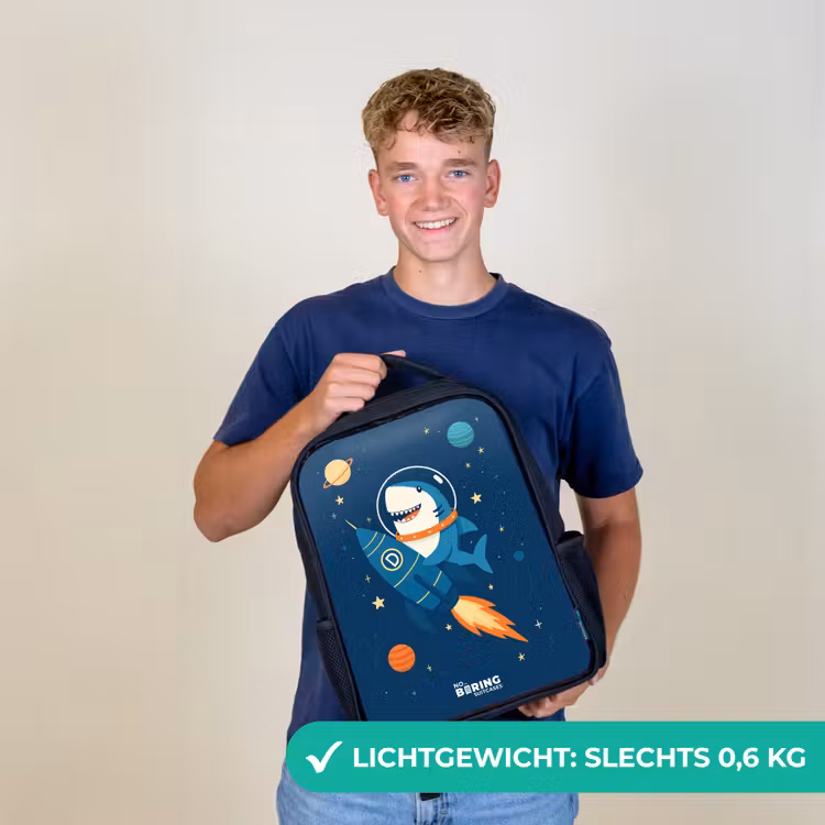 Kinder rugzak - Dier - Ruimte - Planeet - Raket — 2