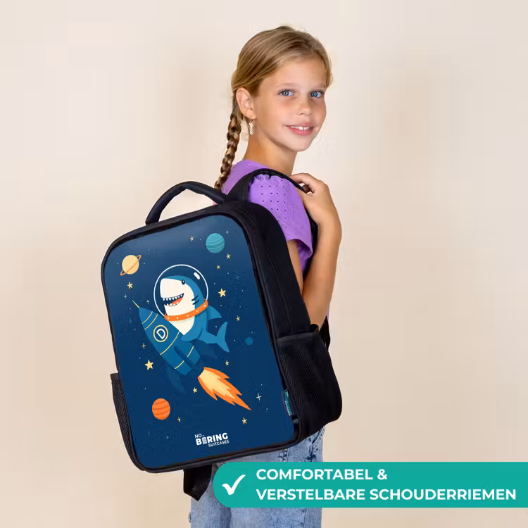 Kinder rugzak - Dier - Ruimte - Planeet - Raket — 3