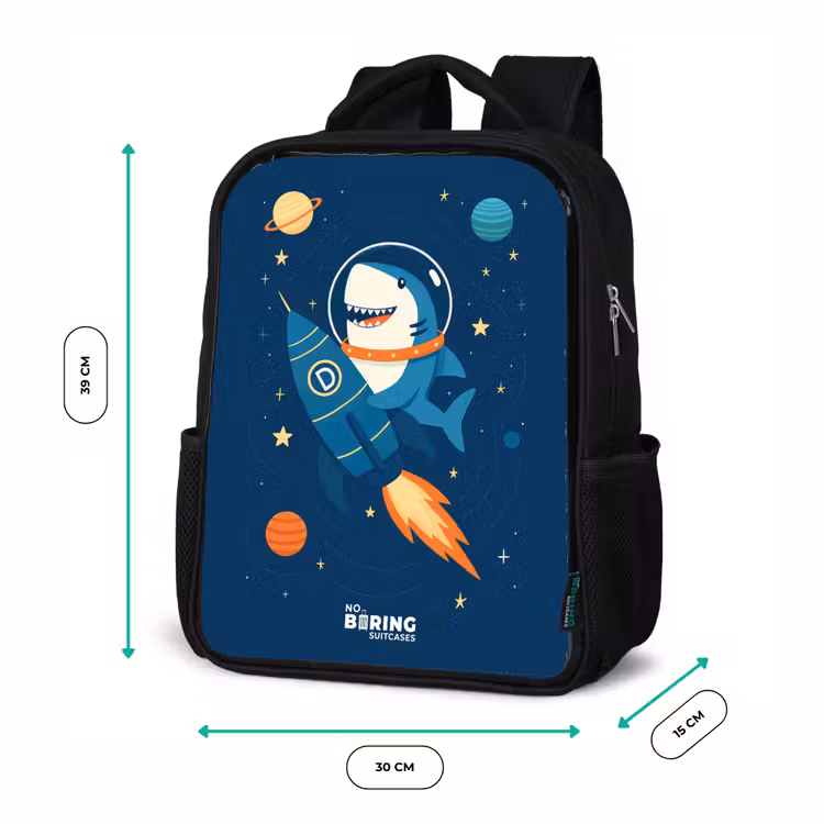 Kinder rugzak - Dier - Ruimte - Planeet - Raket — 5