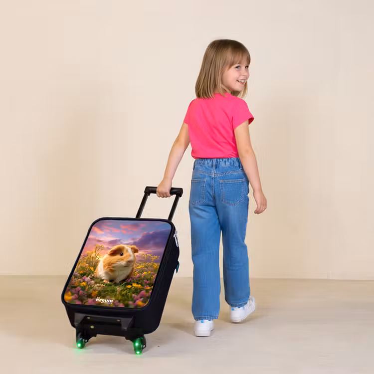Kinderkoffer - Zwart - Cavia - Natuur - Dier — 2