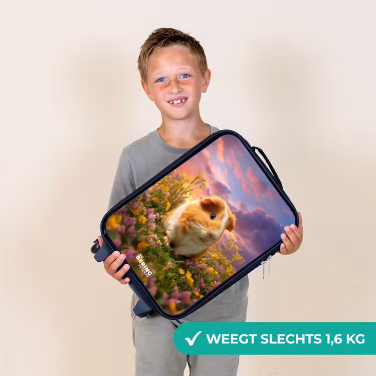 Kinderkoffer - Zwart - Cavia - Natuur - Dier — 3