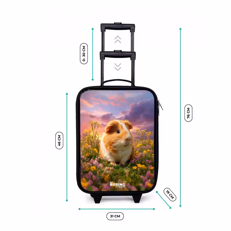 Kinderkoffer - Zwart - Cavia - Natuur - Dier — 7