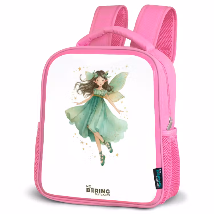 Rugzak kind - roze - Zwevende groene elf — 4