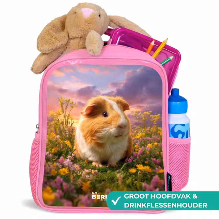 Rugzak kind - roze - Cavia - Natuur - Dier — 2